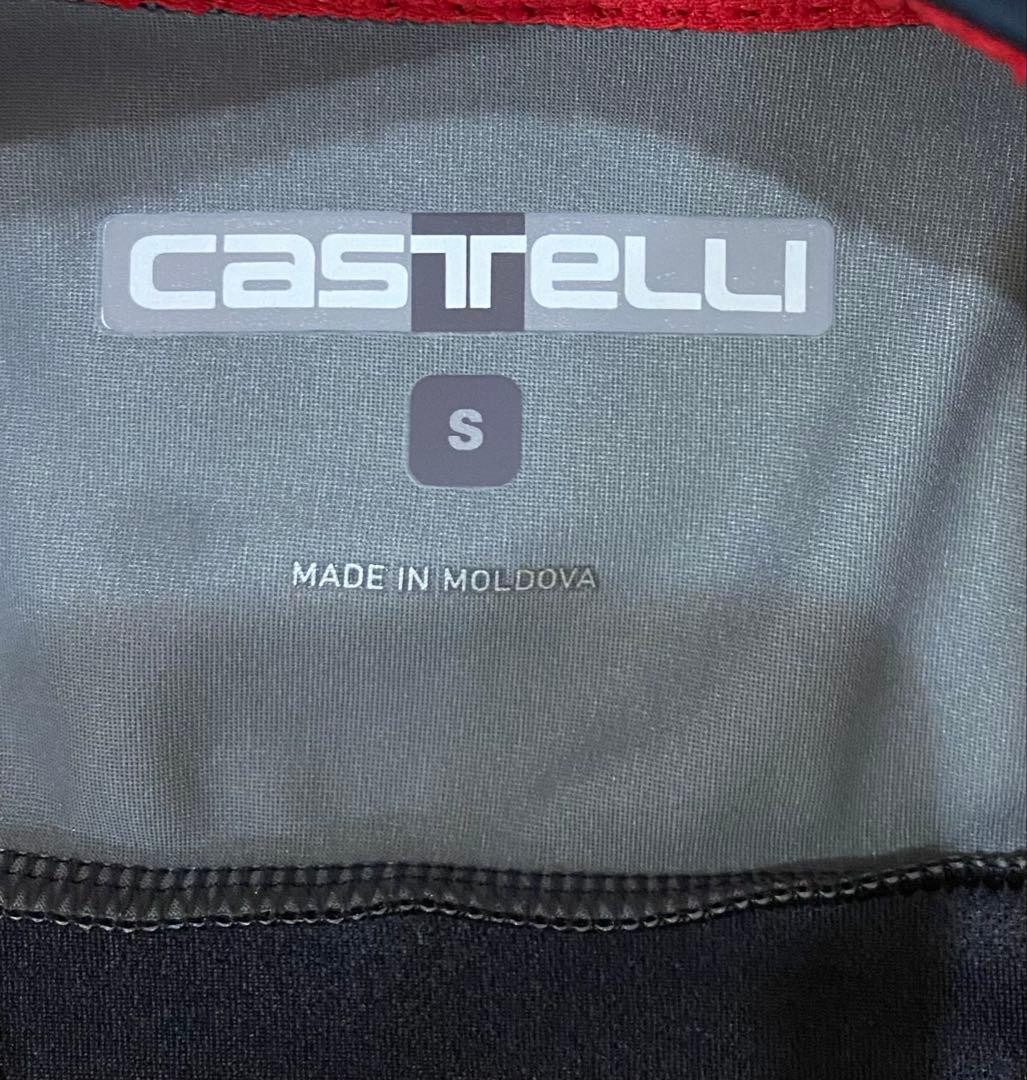 カステリ サイクルジャージ　ネイビー Sサイズ