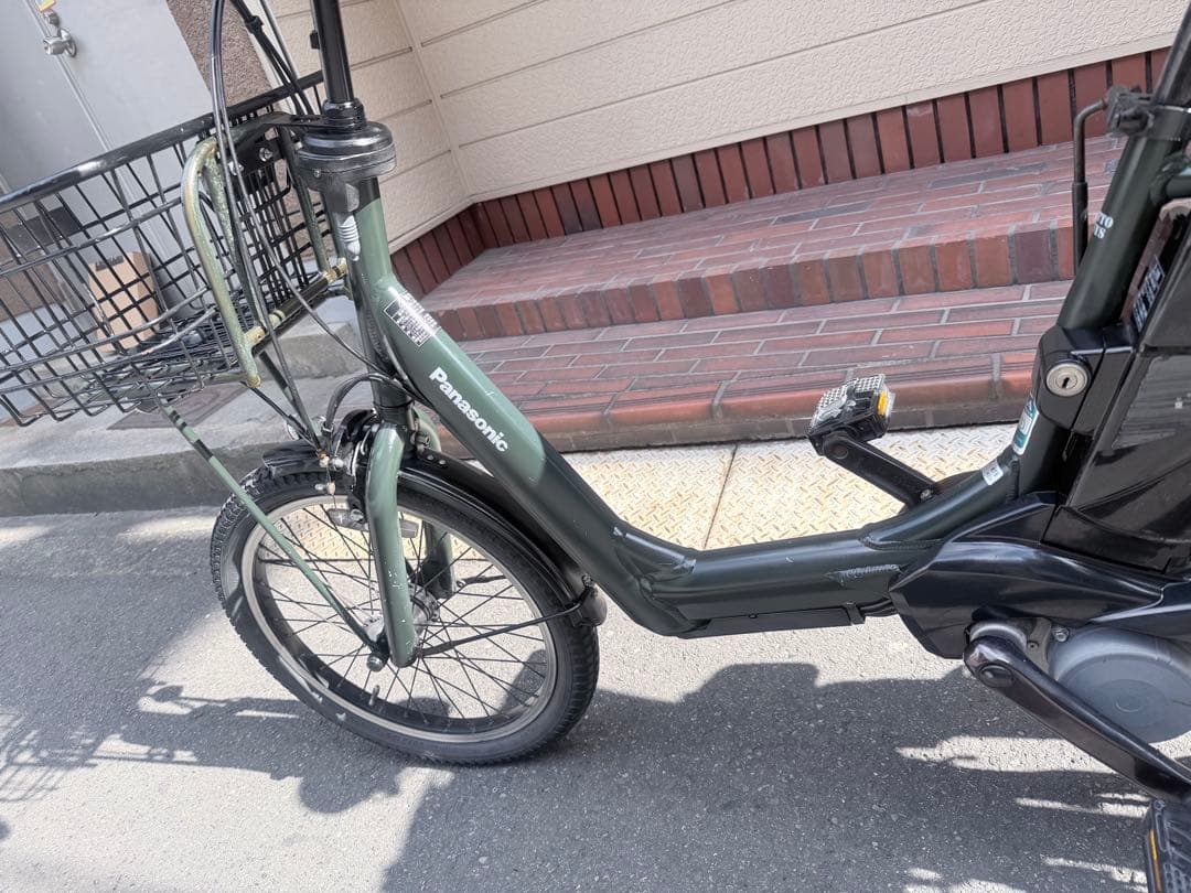 大阪府　子供乗せ　Panasonic 電動アシスト自転車 チャイルドシート付き