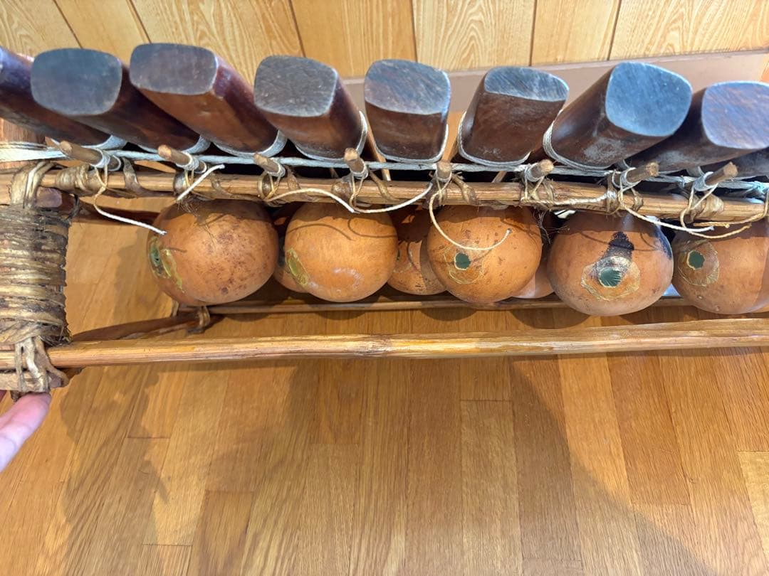 ギニア製 バラフォン 7音階 21鍵 キャリーバッグセット