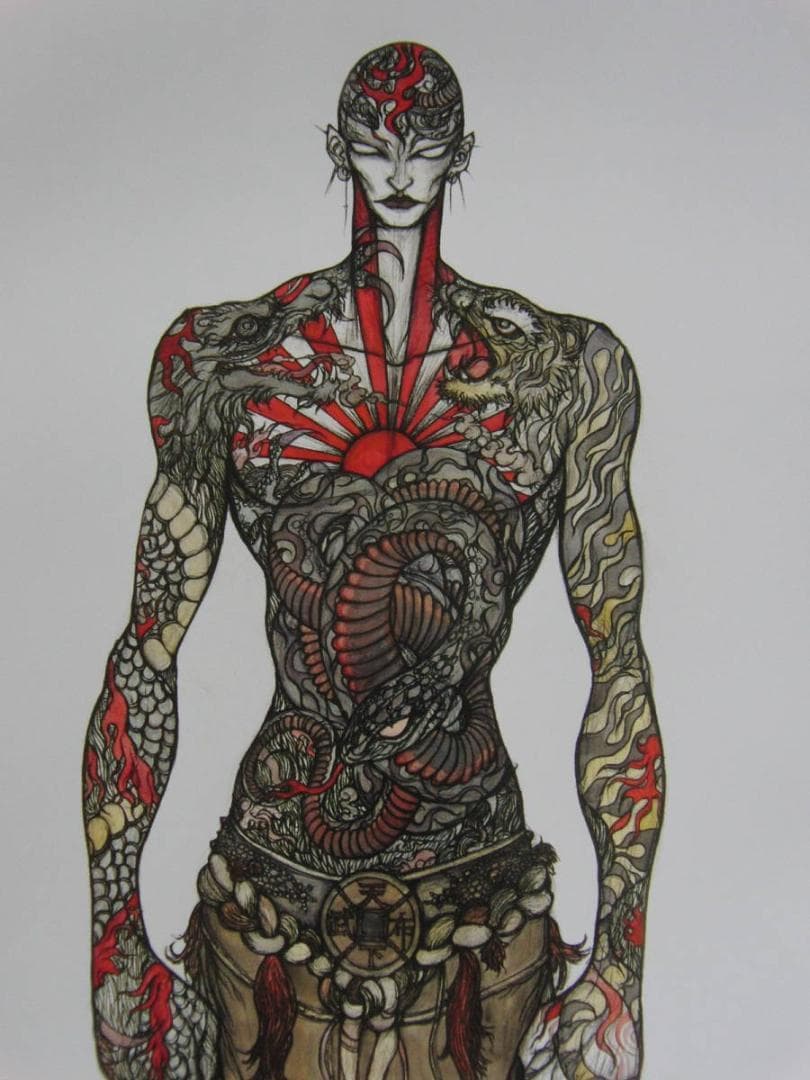 天野弓彦、【織田信長】、希少な額装用画集より、厳選、新品額装