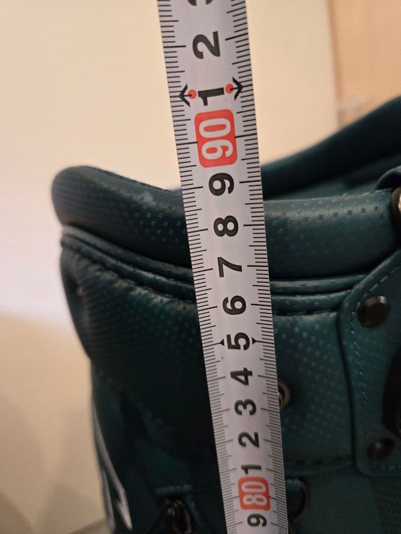 【未使用品】le coq sportif キャディバッグ グリーン 9.5型