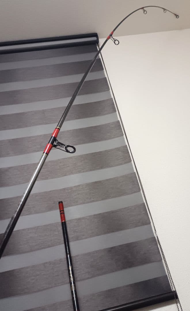 がまかつ がま投 マークⅡ ゴールド 25号 4m 3本継ぎ投げ竿