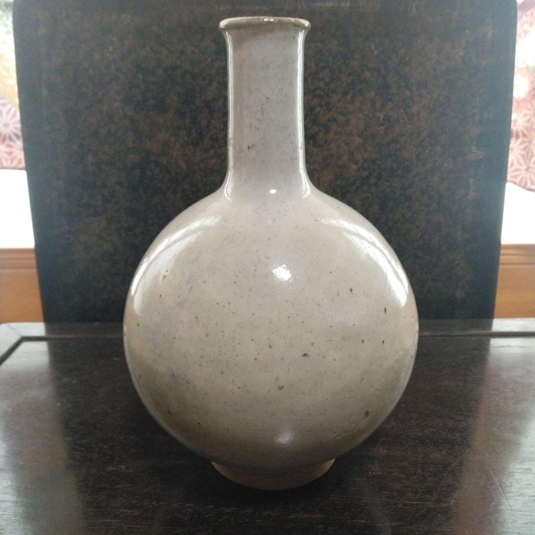 NO293　相馬焼or上野目焼　徳利　糠白釉