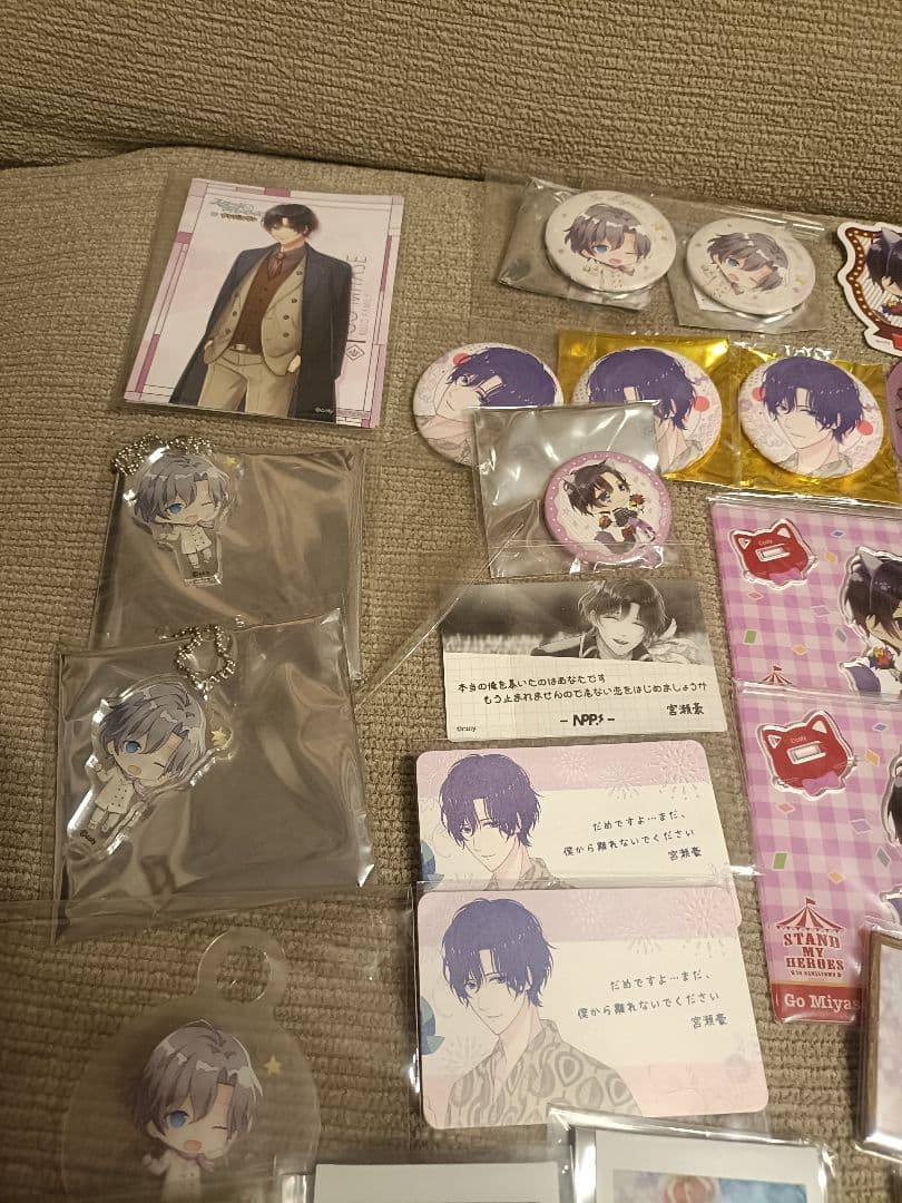 スタンドマイヒーローズ　宮瀬豪　セット　アクスタ　缶バッジ　コースター