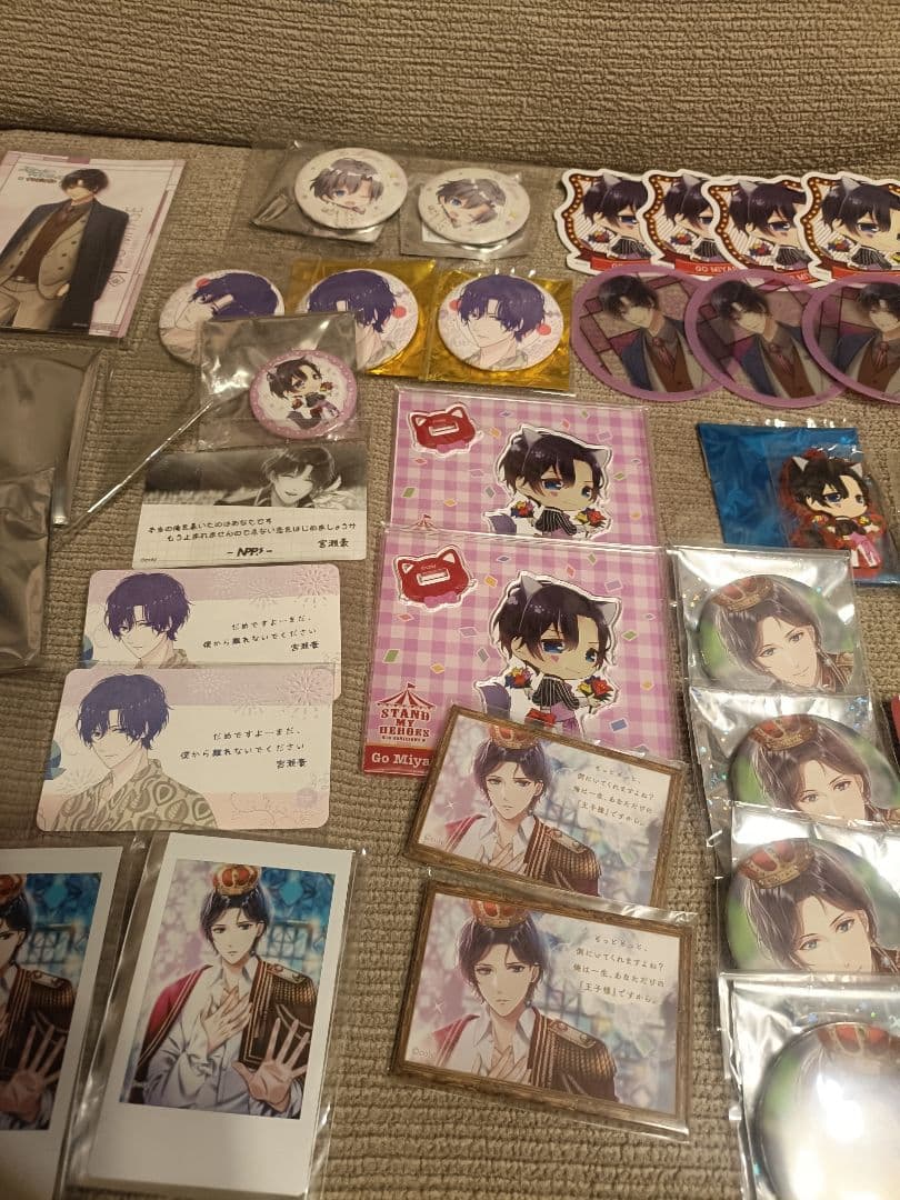 スタンドマイヒーローズ　宮瀬豪　セット　アクスタ　缶バッジ　コースター
