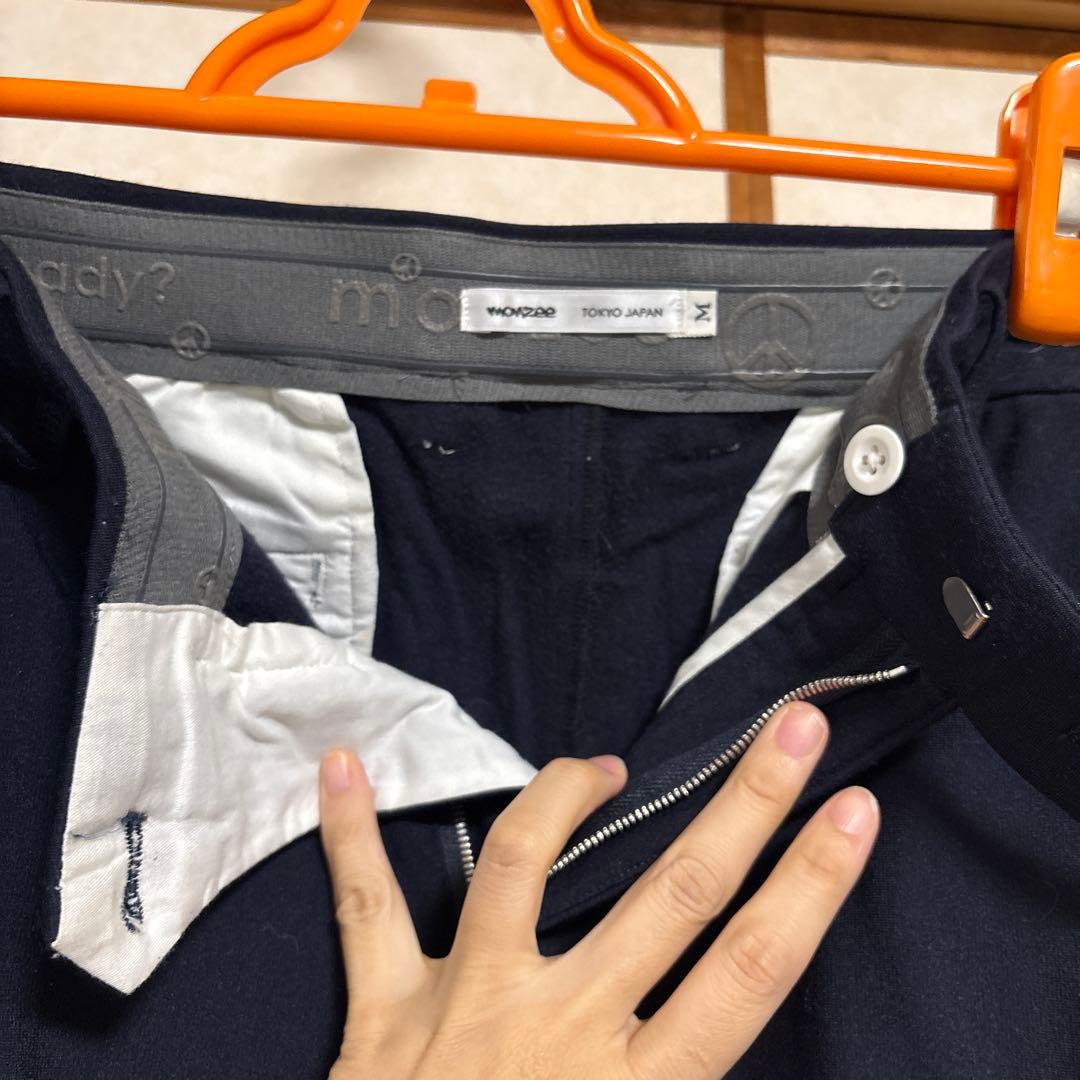 Monzee モンジー ウォームパンツ ゴルフ ネイビー