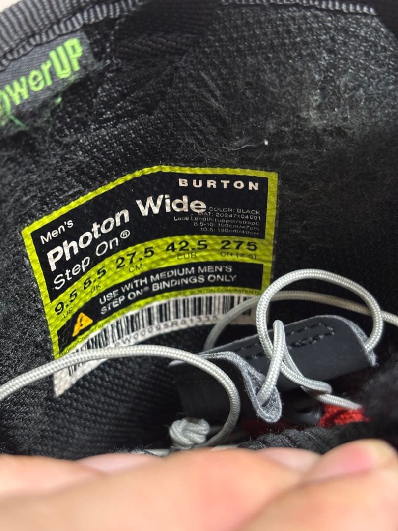 スノーボード Burton Photon Step on 27.5cm wide