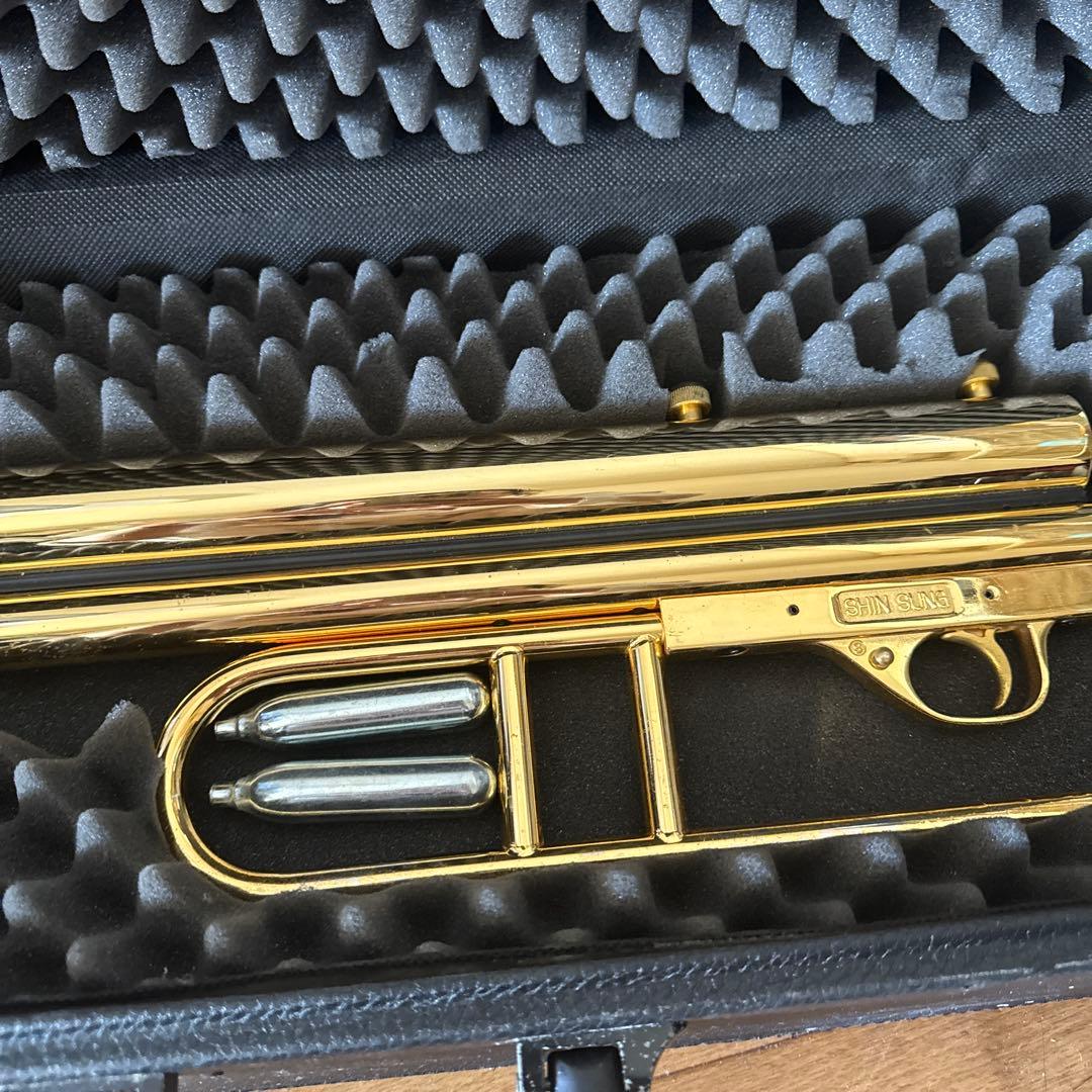 トランペット型ガスガン