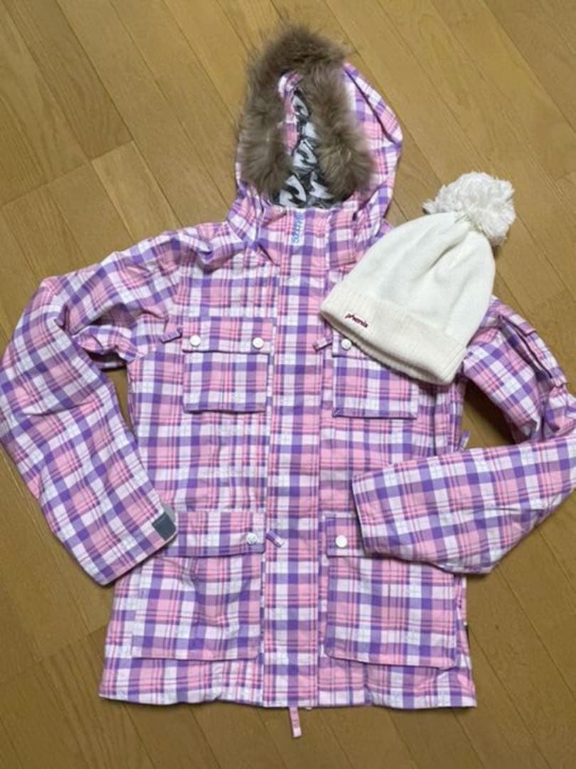 billabong スノーボードウェアセット　ニット帽付き