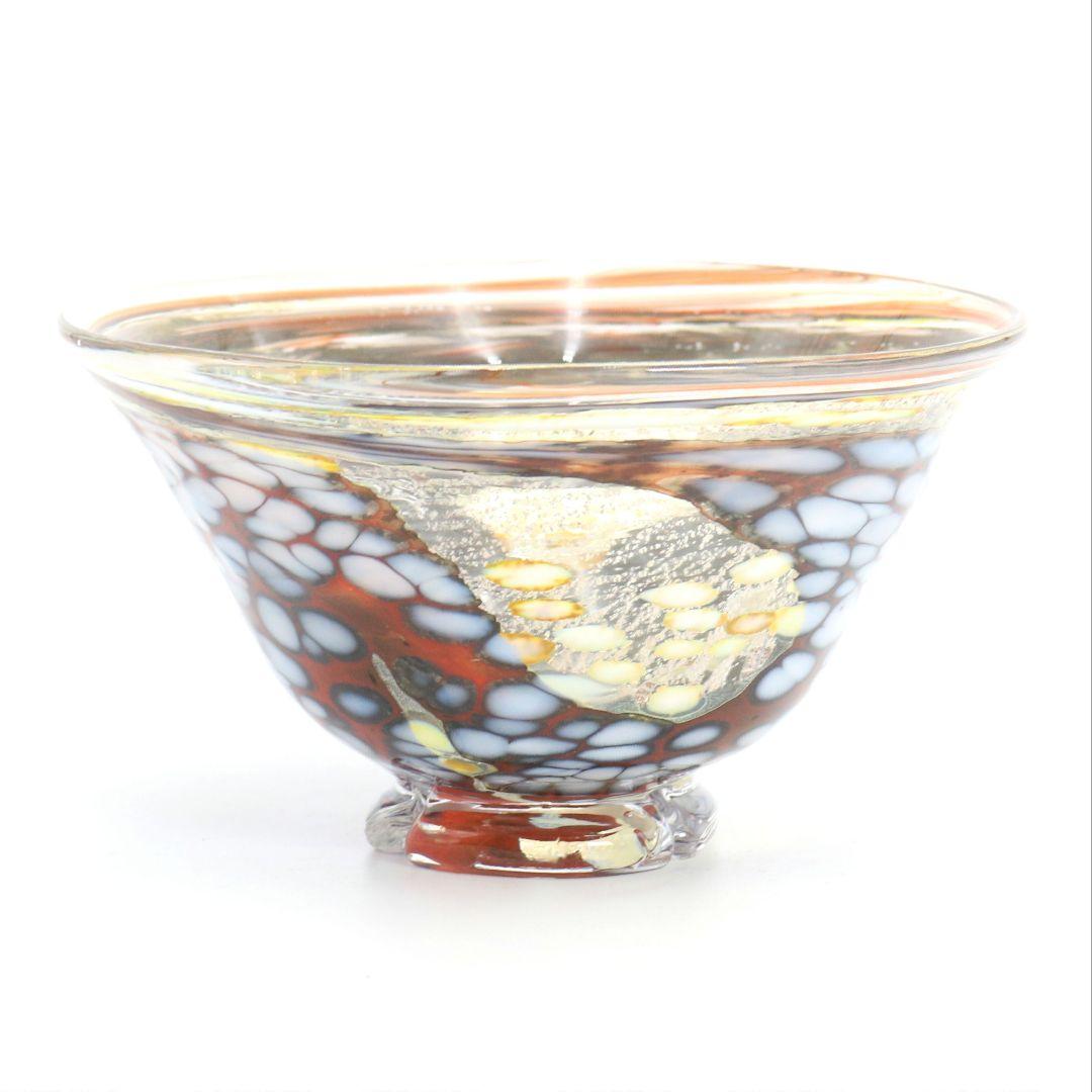 片岡操作 ガラス 鉢 ボウル 茶碗 硝子　C954　DD