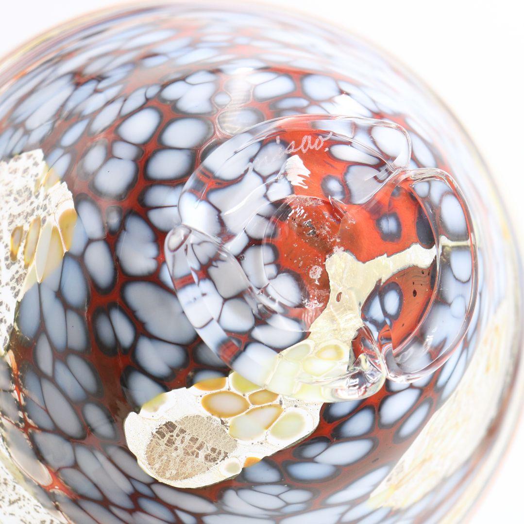 片岡操作 ガラス 鉢 ボウル 茶碗 硝子　C954　DD