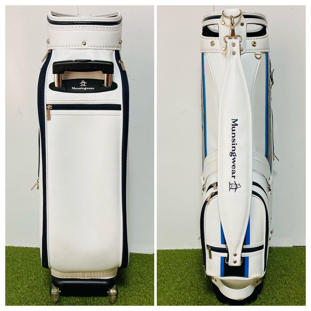 Munsingwear マンシングウェア キャディバッグ キャスター付 9型