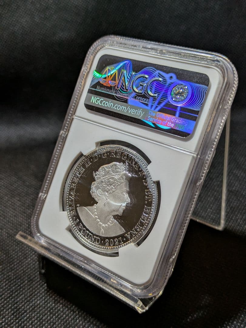 【最高鑑定の最高傑作】2021年英国王立造幣局　伝説のスリーグレイセス銀貨復刻版