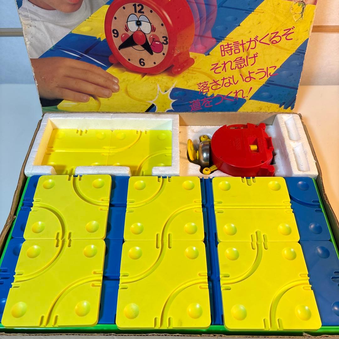 値下中 昭和レトロ 野村トーイ チクタクバンバン 赤い時計とパズルパーツ