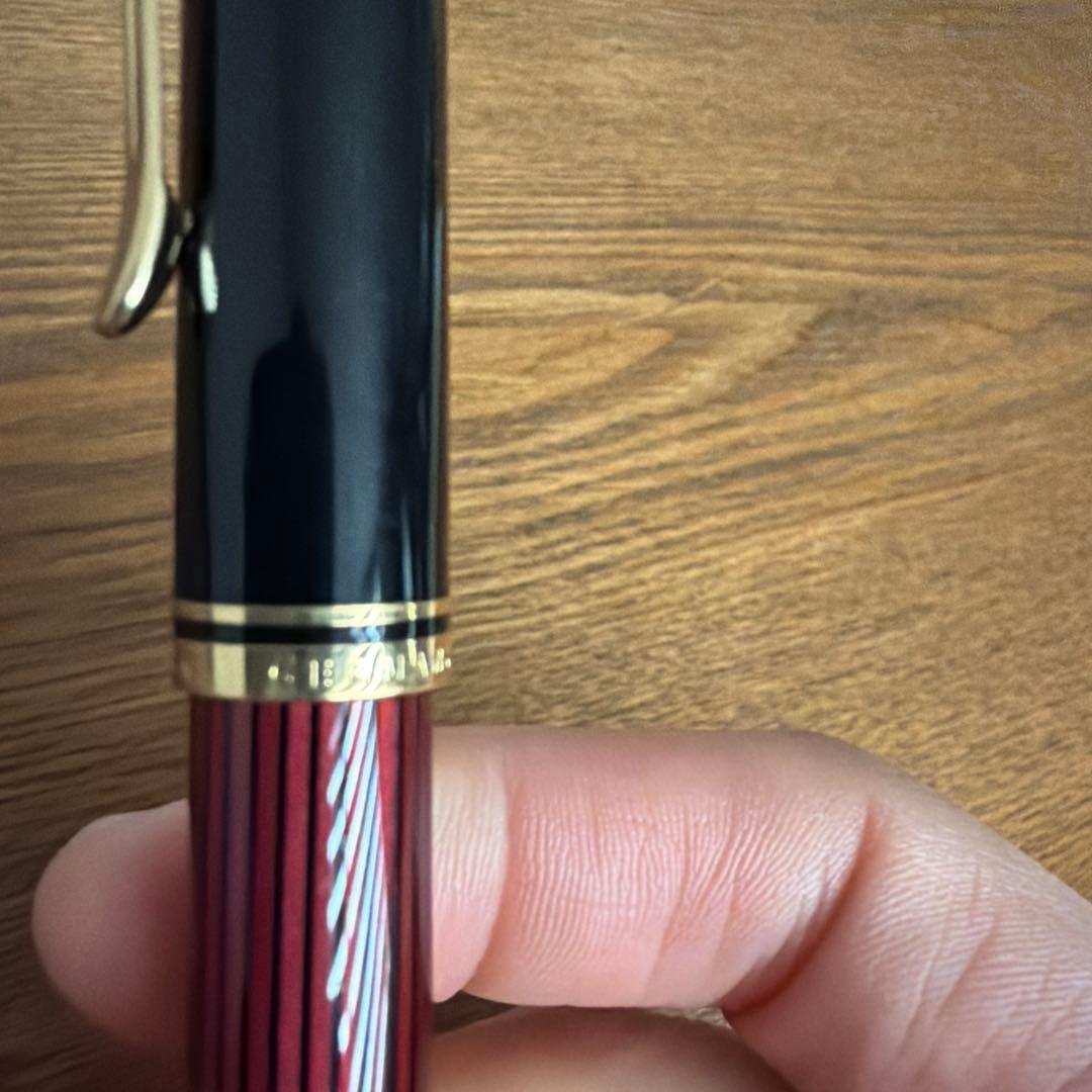 ペリカン　ボールペン　ボルドーカラー