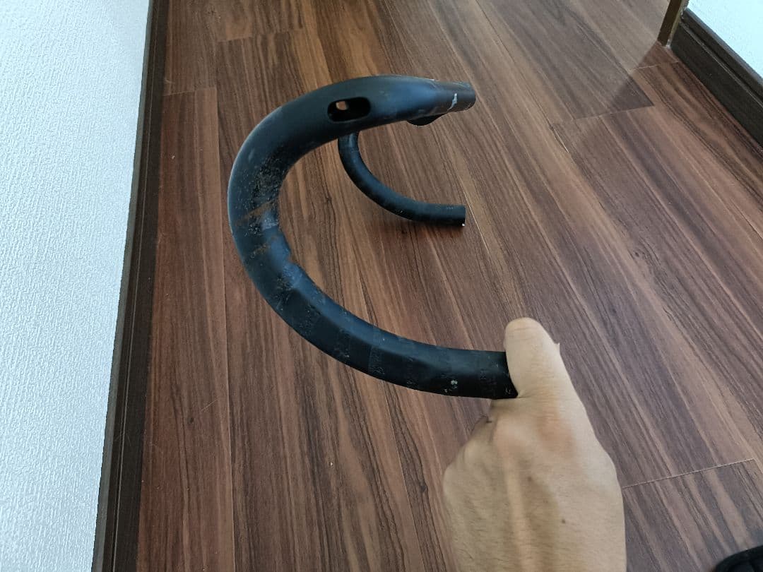 カーボンハンドル ドロップハンドル + DHバー