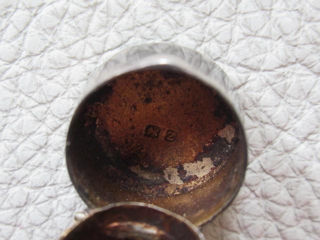 希少 美品 1899年製 イギリス製◆総純銀製（925/1000) パイプケース