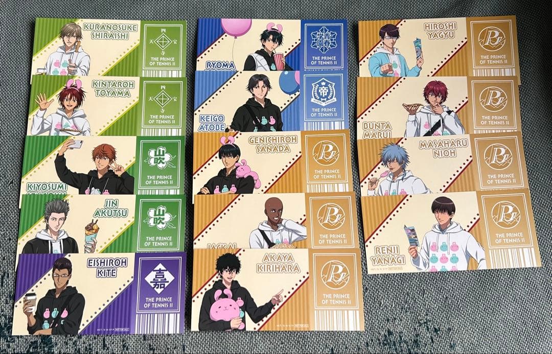 新テニスの王子様 コスモワールド チケット風カード テニプリ