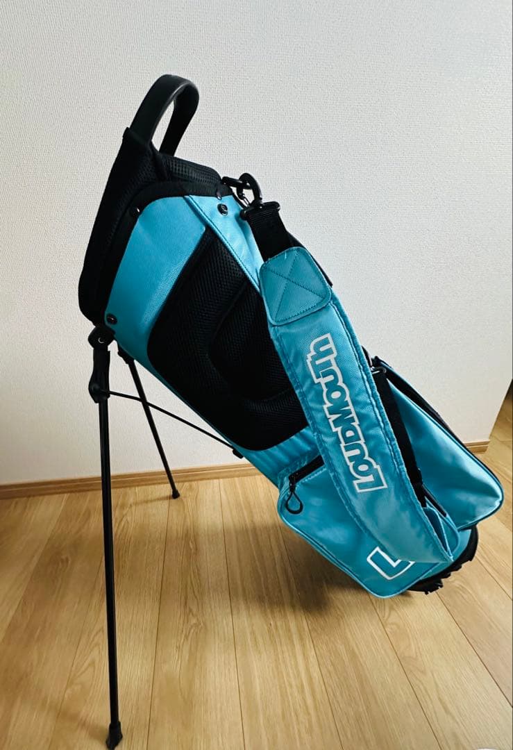 LOUDMOUTH キャディーバッグ　ライトブルー
