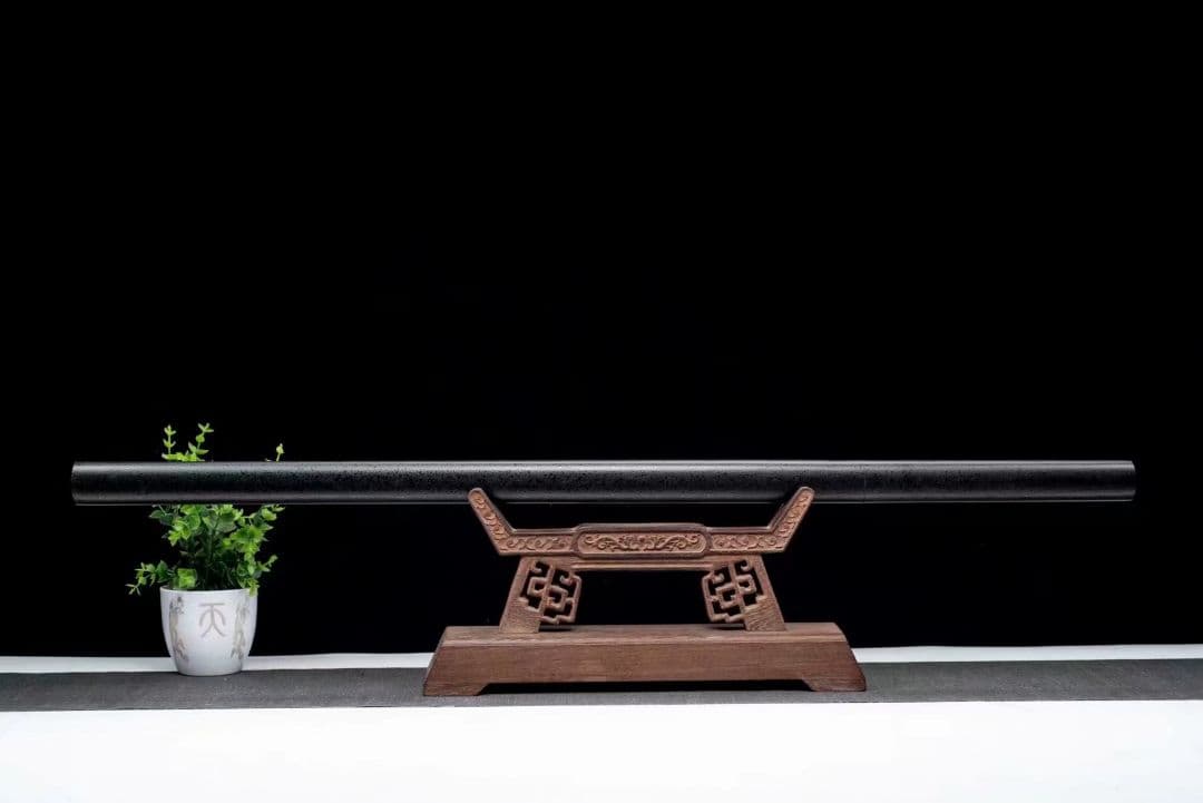 黒研磨居合直刀 武具　刀装具　日本刀　模造刀   居合刀