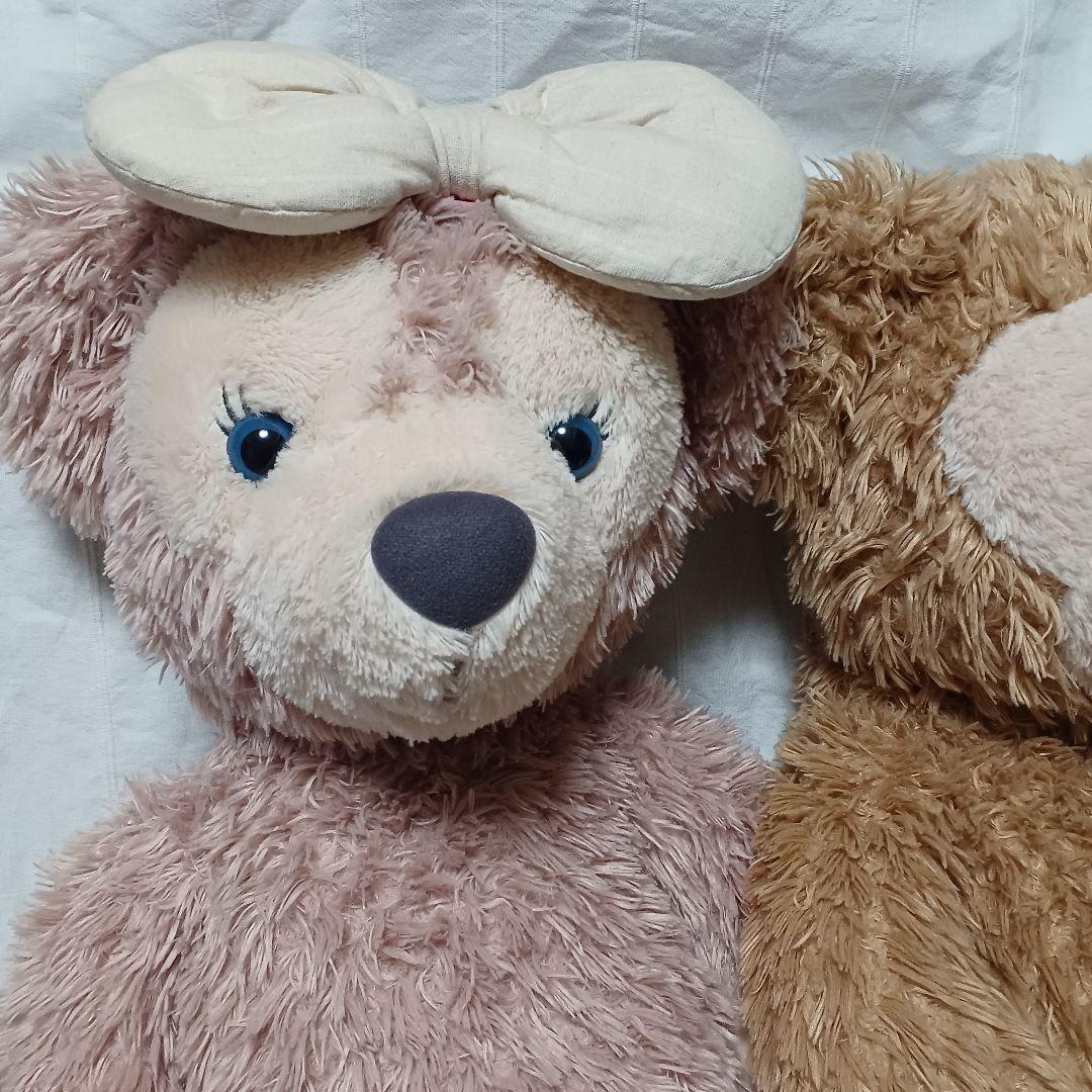 【美品】TDS ダッフィー & シェリーメイ ぬいぐるみ Mサイズ セット