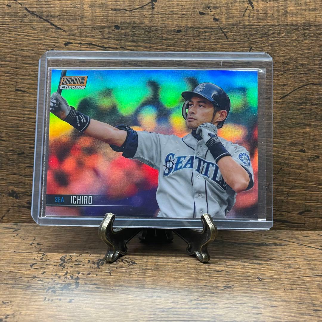 イチロー 世界99枚限定 スタジアムクラブ オレンジクロムリフレクター