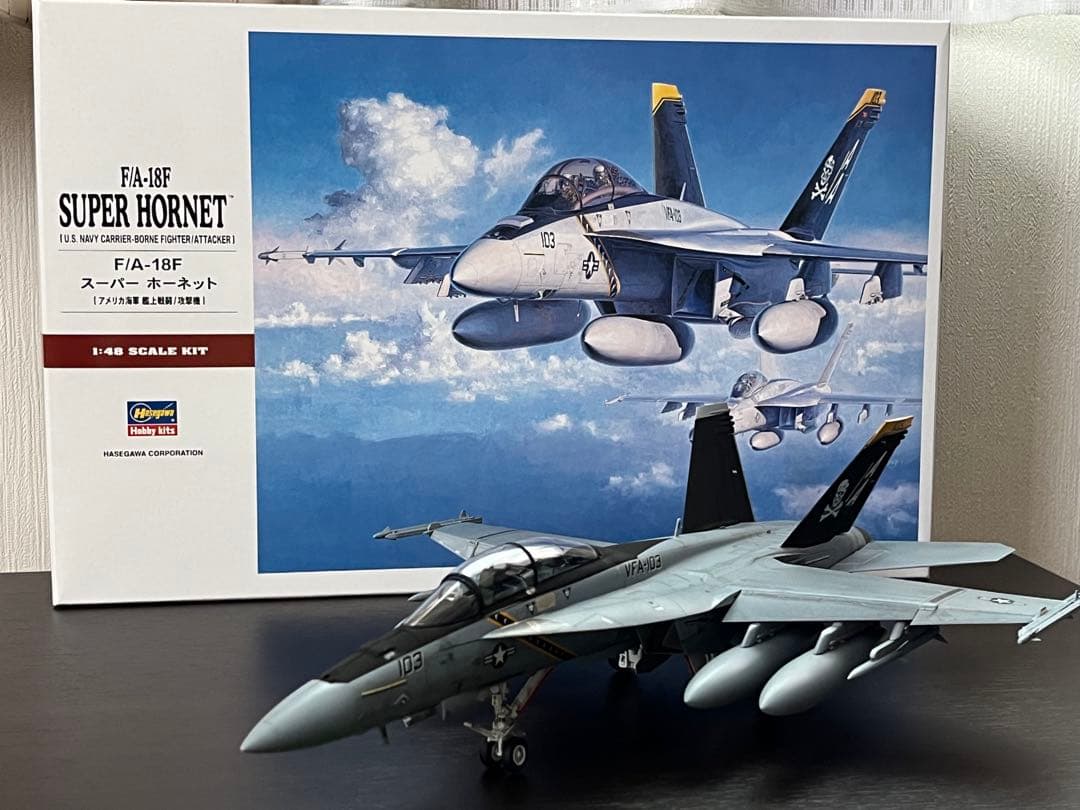 Hasegawa 1/48 F/A-18F SUPER HORNET 完成品