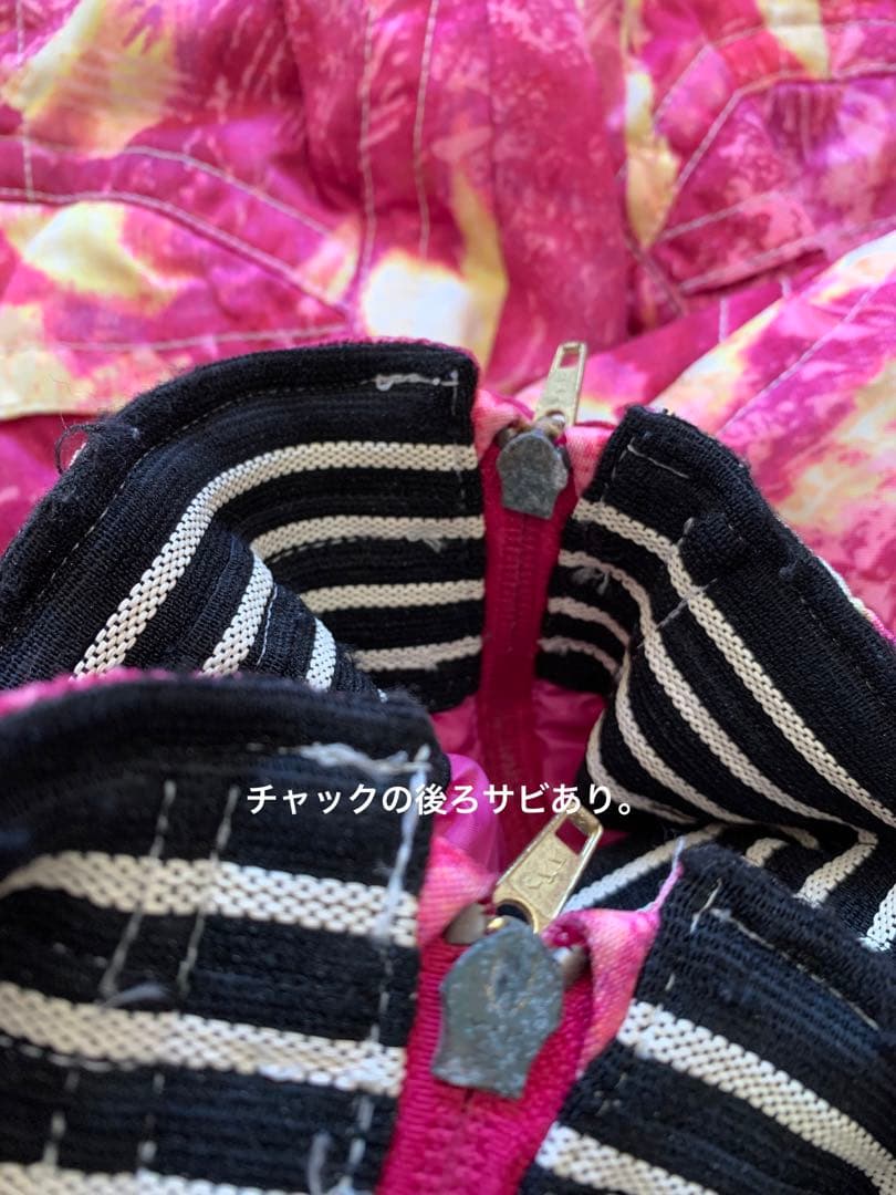 DESCENTE スキーウェア　ピンク　上下セット　レトロ