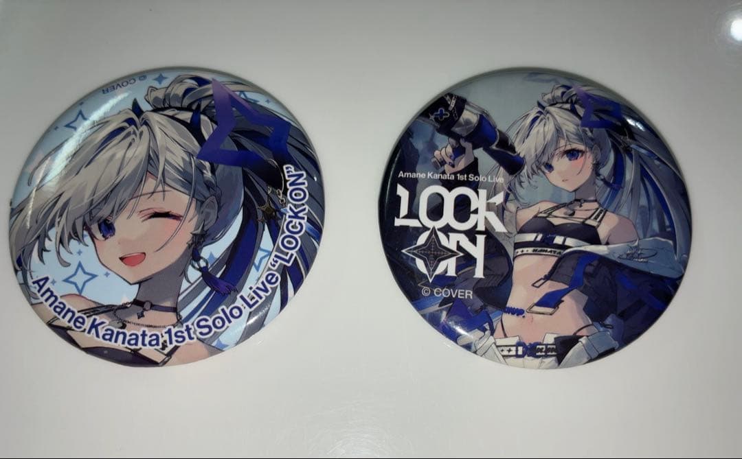天音かなた 1st Solo Live LOCK ON 缶バッジ ソロライブ限定