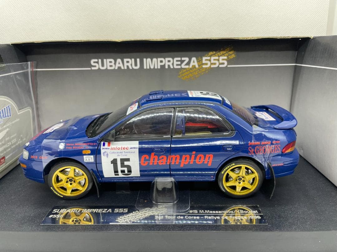 205-106 サンスター 1/18 スバル インプレッサ 555 #15