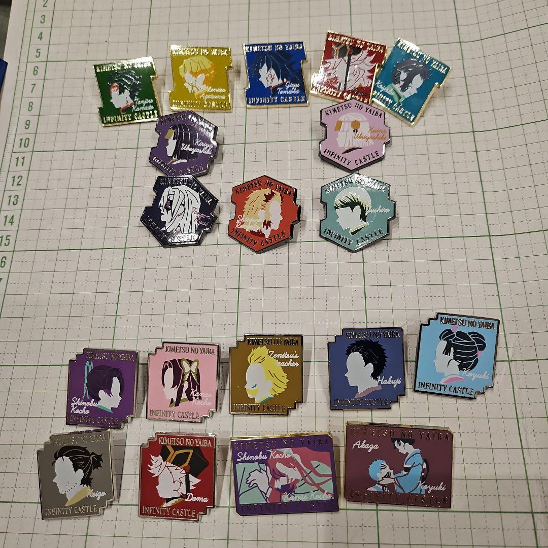 劇場版　鬼滅の刃 無限城編　キャラクターモチーフピンズ　第一弾　第二弾