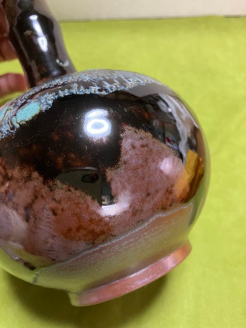 金太漢　作☆花入☆黒田窯☆