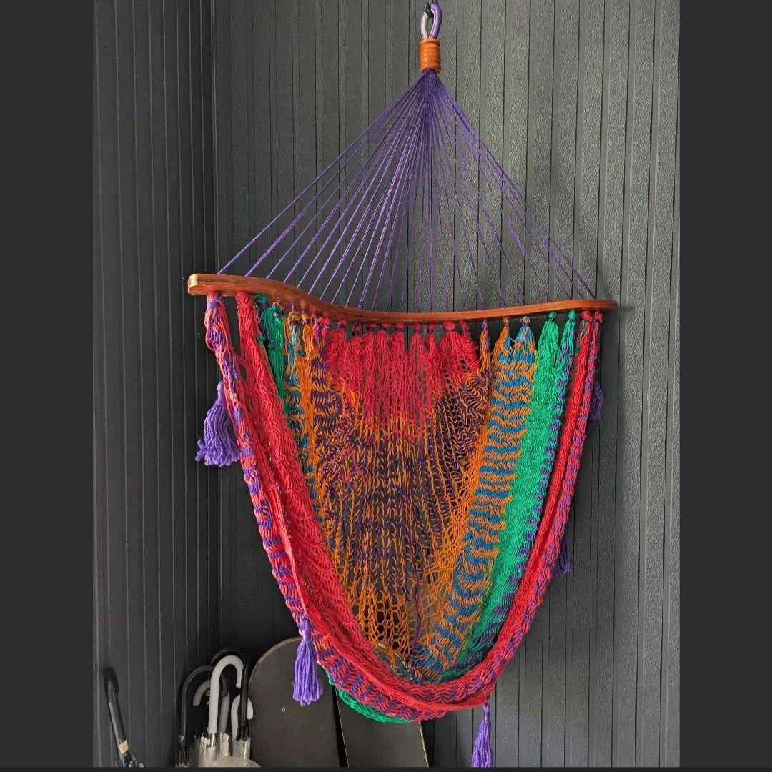 ハンモック チェア レア メキシコ 華やか アウトドア キャンプ インテリア