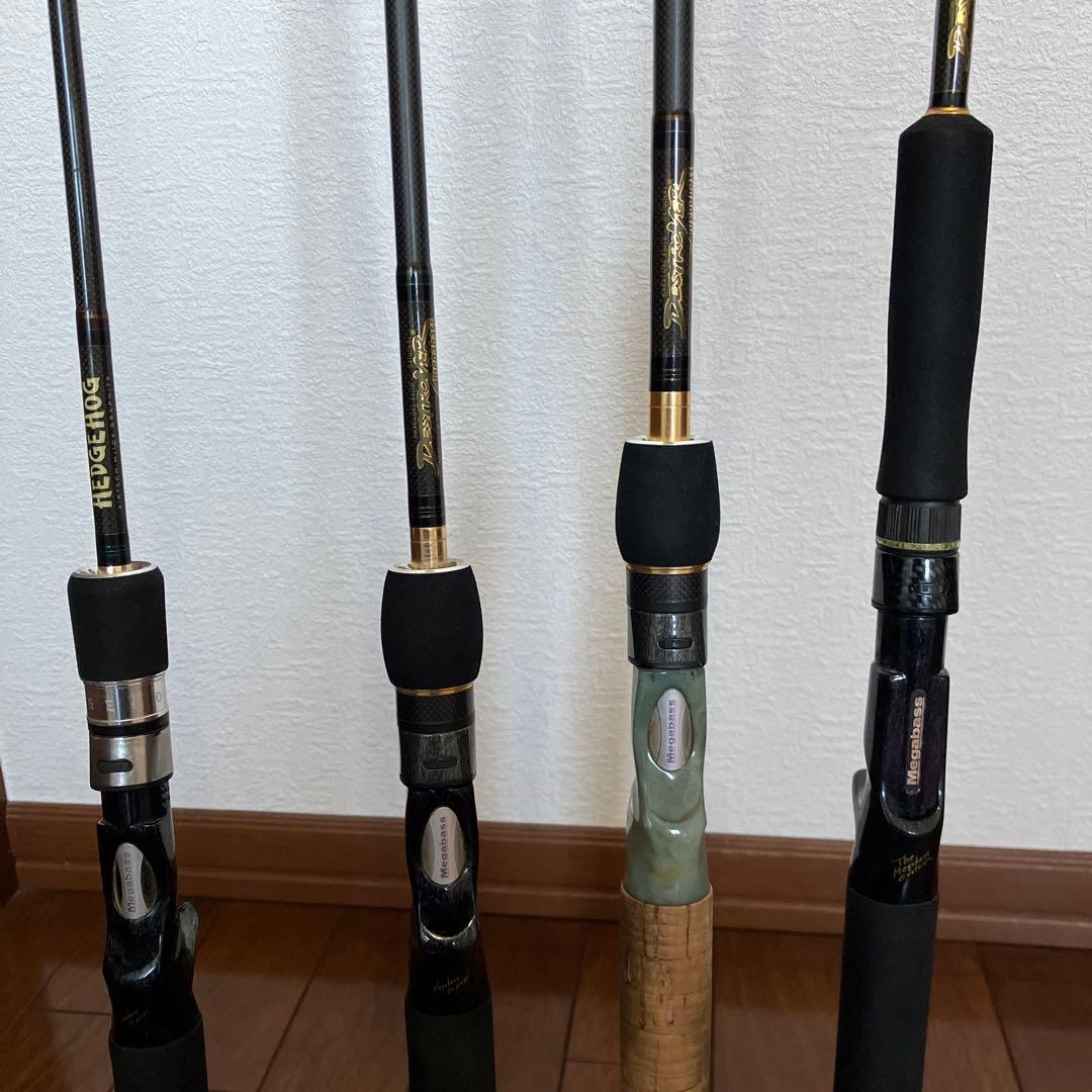 メガバス　ベイトロッド4本セット　megabass 送料込み！