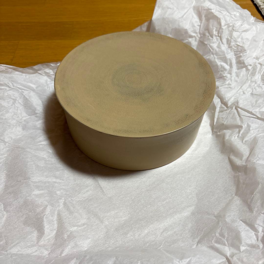 赤木明登さん作　銅羅鉢　小　白