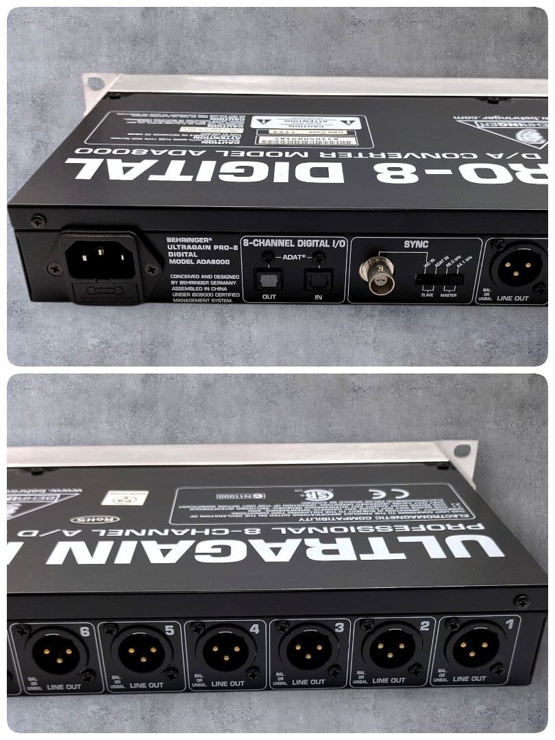 BEHRINGER ベリンガー ADA8000 AD/DA コンバータ 8ch