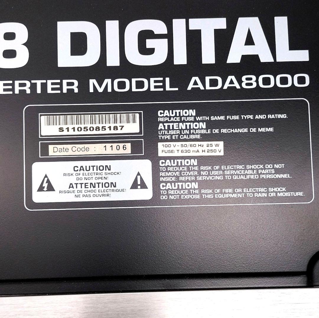 BEHRINGER ベリンガー ADA8000 AD/DA コンバータ 8ch