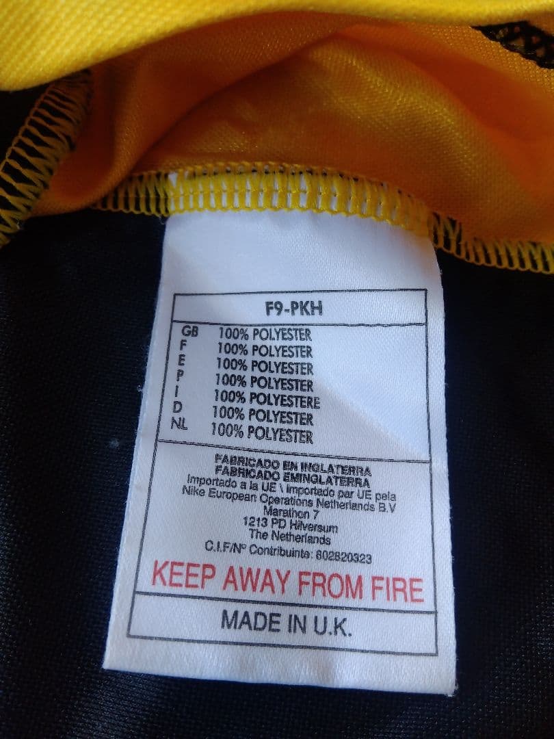 【レア】ボルシア・ドルトムント ユニフォーム アウェイ 古着　NIKE