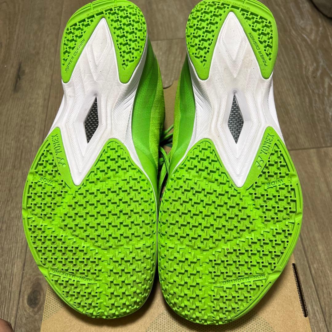 YONEX エアラスZワイド 27cm フラッシュグリーン
