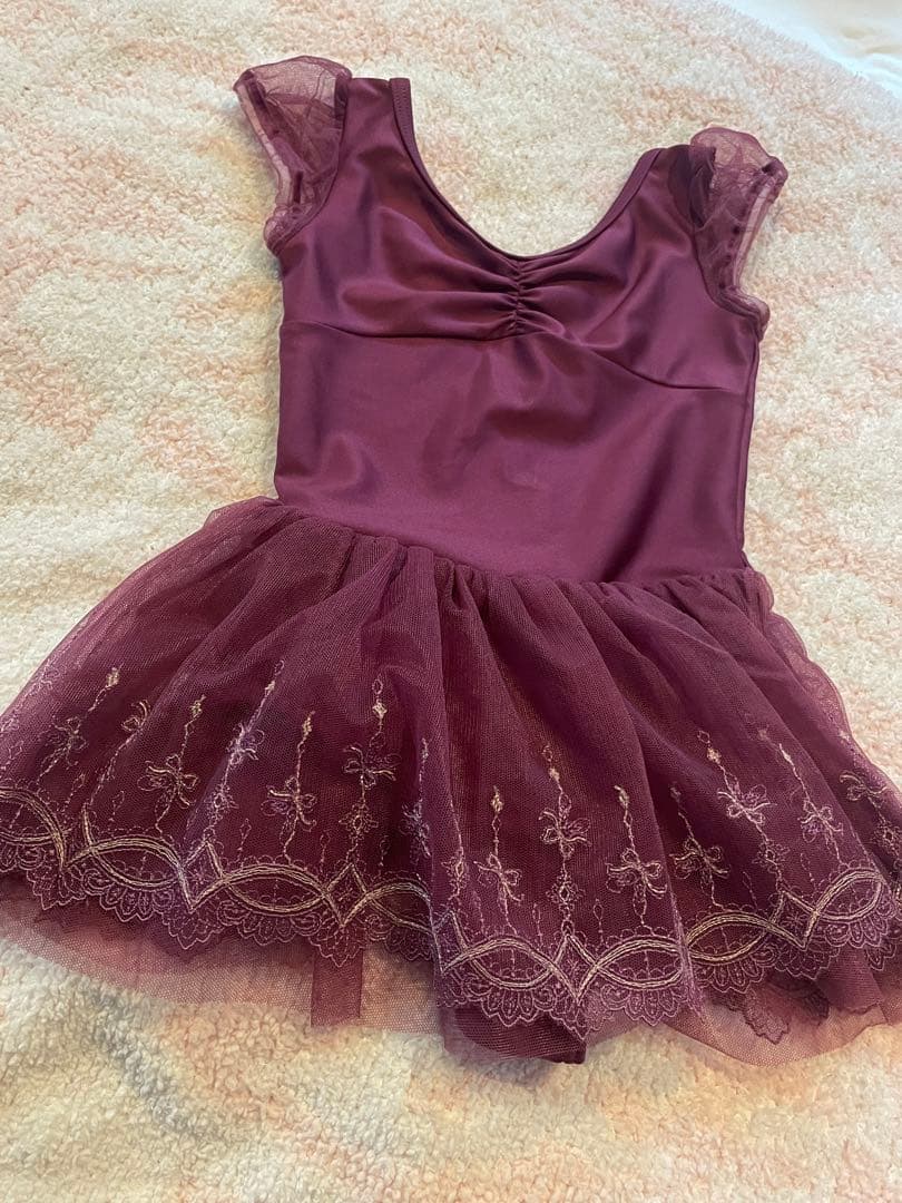 チャコット パープル バレエレオタード