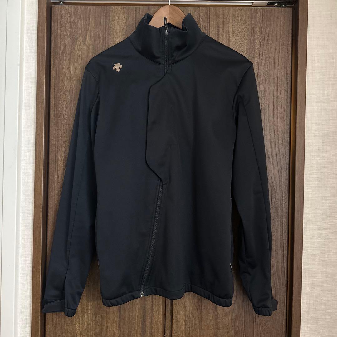 デサントゴルフ　ブラック ストレッチジャケット フルジップ　Lサイズ