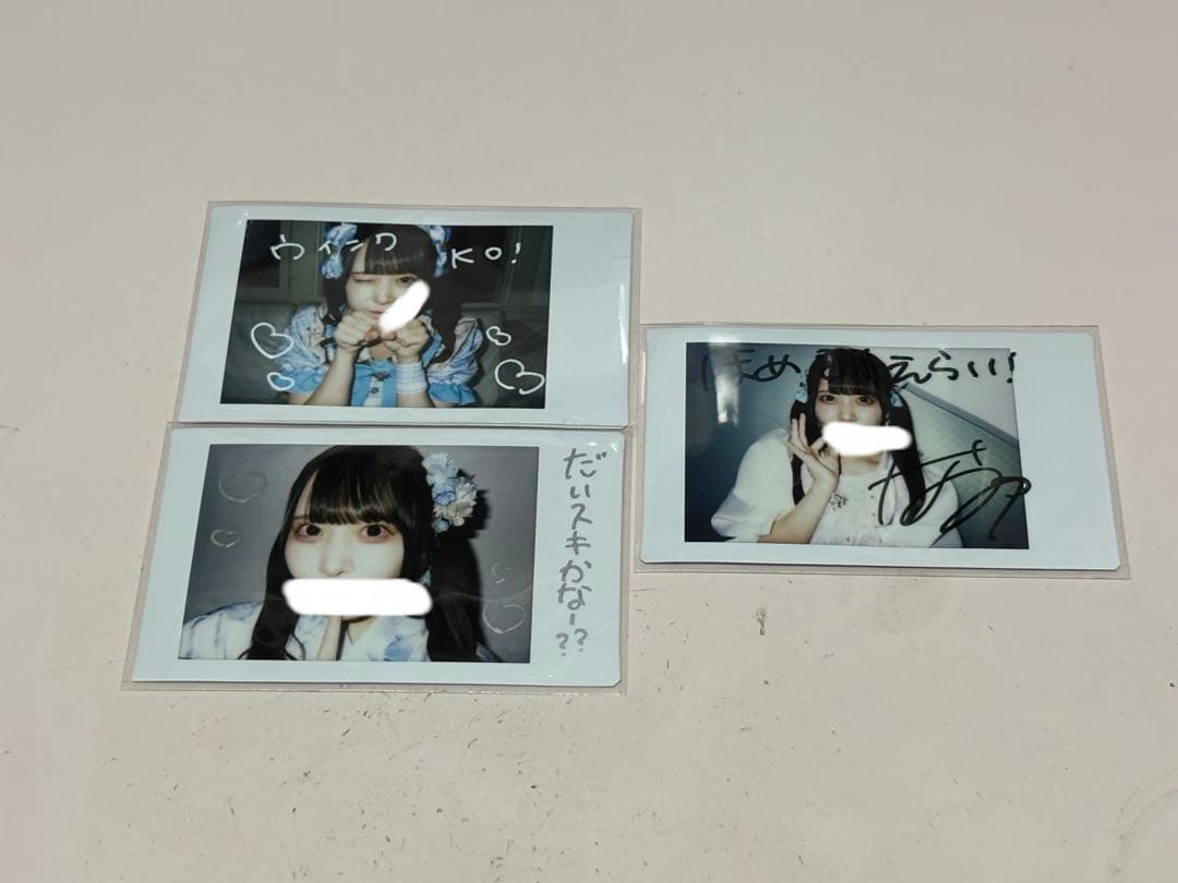 元iLiFE！ 涼芽なの ランチェキセット（サインあり）