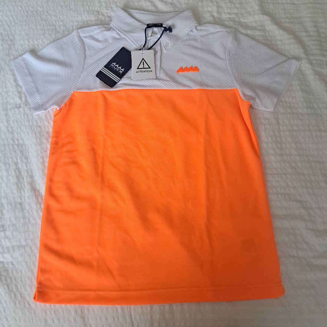 新品未使用　mutaMARINEストレッチメッシュ切替ポロシャツ