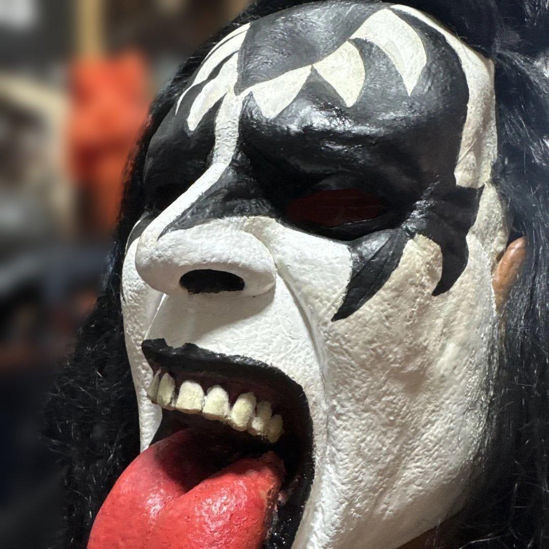 【激レア】KISS ジーンシモンズ ラバーマスク デッドストック品　ハロウィン