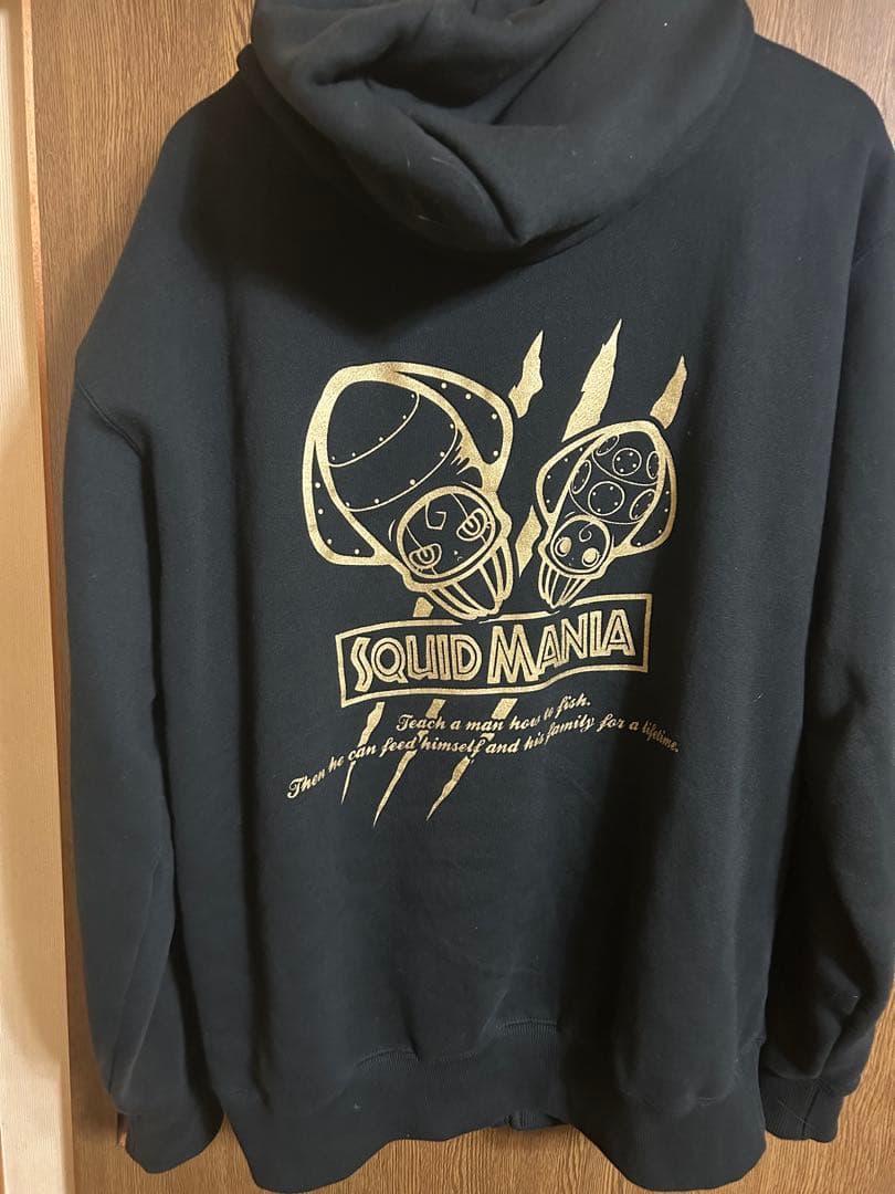 スクイッドマニア　squidmania フルジップパーカー　② 古着