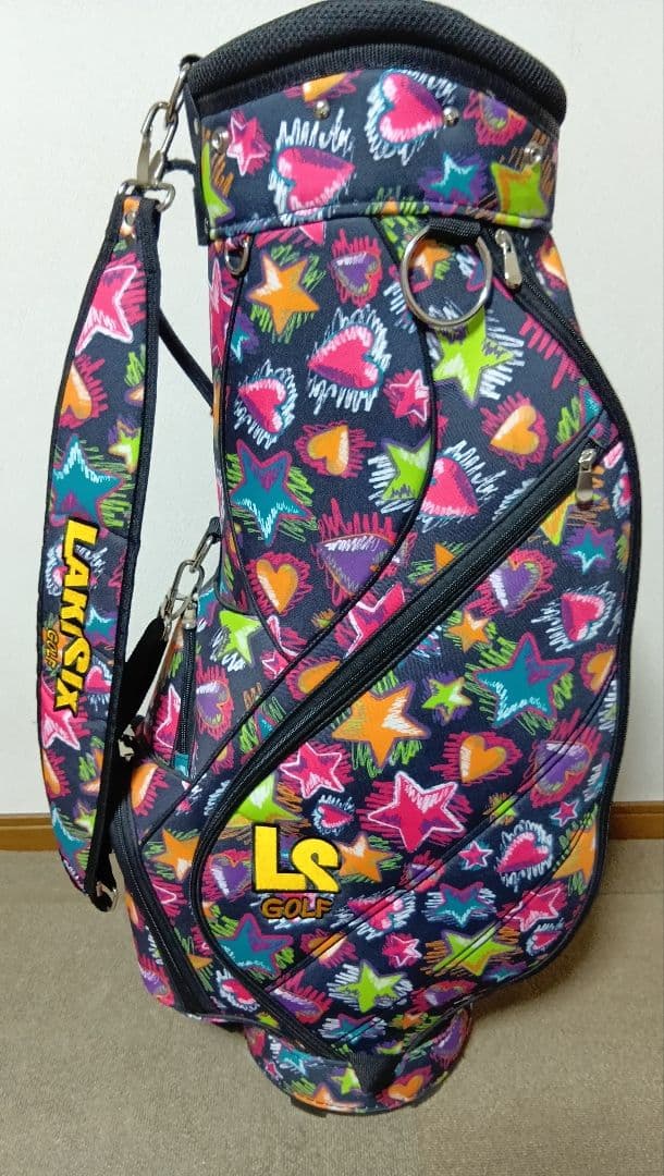 レディース　キャディバッグ　LAKISIX カラフル