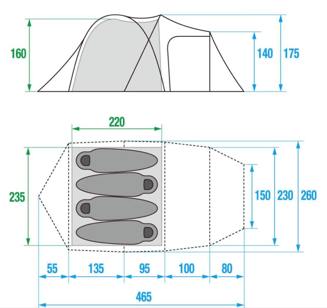 【メルカリ最安/新品】THE NORTH FACE Lander 4 テント