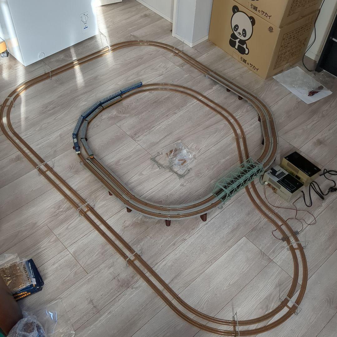 しまちゃん　TOMIX複線立体交差セット+パワーユニット付き