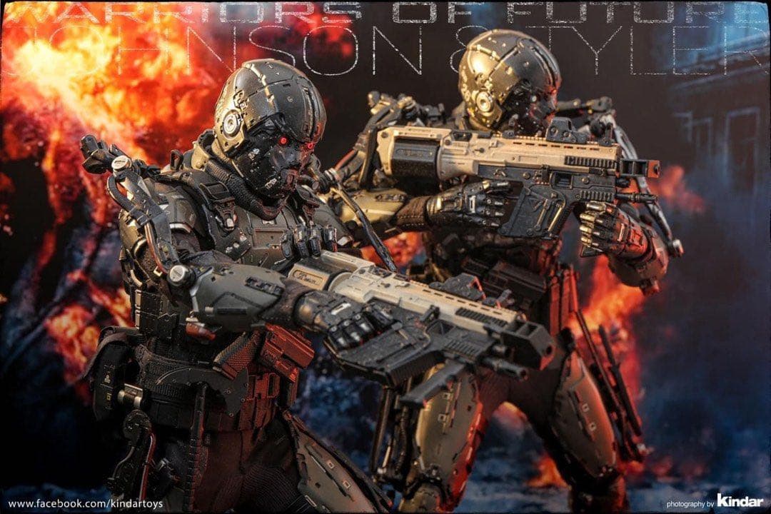 ホットトイズ MMS667 668明日戦記 EXO-SKELETON 強化外骨格