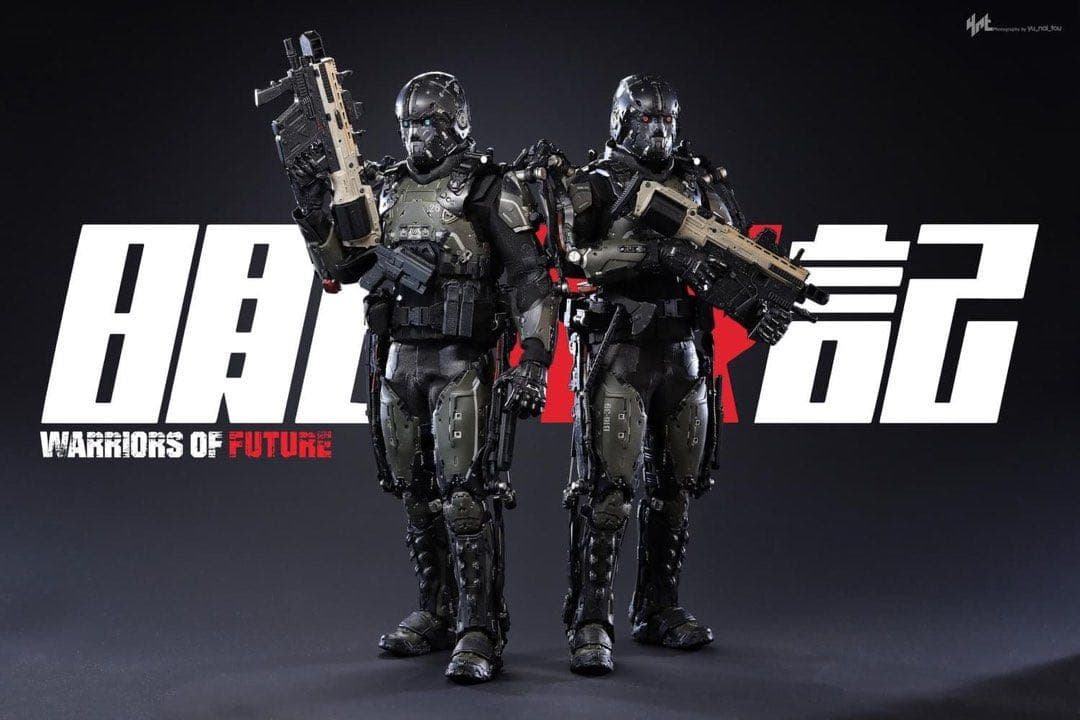 ホットトイズ MMS667 668明日戦記 EXO-SKELETON 強化外骨格